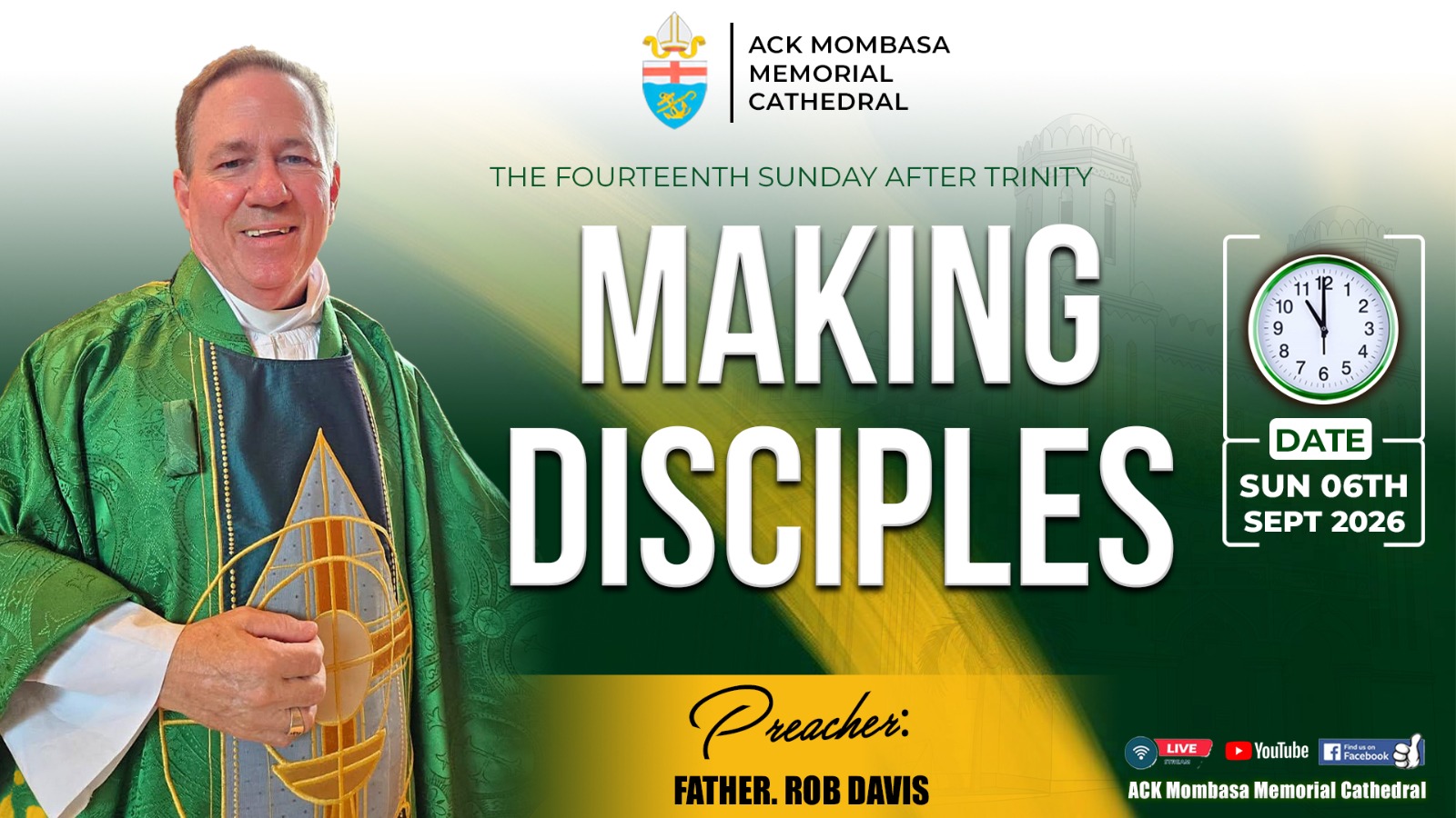 SERVICE SERMON: MAKING DISCIPLES